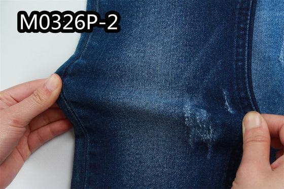 ราคาดี ผ้าเดนิมสีคราม 10 ออนซ์สำหรับผู้หญิงผู้ชายดิบผ้าฝ้าย 98% นุ่ม 2% สแปนเด็กซ์ ออนไลน์