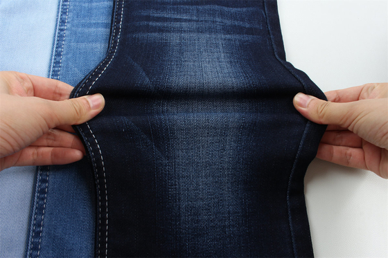ผ้าเดนม์ความยืดหยุ่นสูง เหมาะสําหรับผู้หญิง 11.4 oz น้ําหนักกลาง TR วัสดุเดนม์ที่มีลักษณะสลับ
