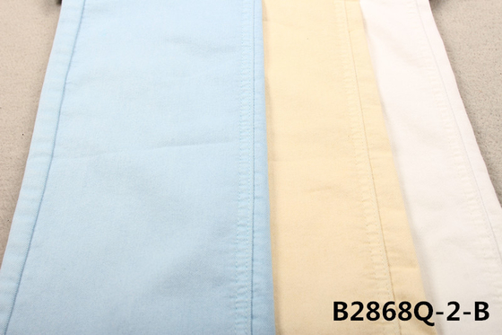 7.6OZ PFD ถุงยางพอลิเอสเตอร์ สปันเด็กซ์ เนื้อเดนมสีขาวสําหรับผู้หญิง กางเกงยีนส์