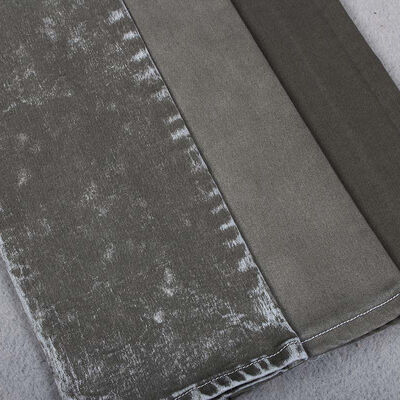 ราคาดี ผู้ผลิตผ้ายีนส์ผ้าฝ้ายโพลีเอสเตอร์สแปนเด็กซ์ผ้ายืดสีเขียวเข้ม 8.5 ออนซ์ ออนไลน์