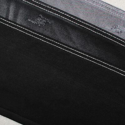 ราคาดี ผ้ายีนส์สีดำ 55% คอตตอน 45% โพลีเอสเตอร์ น้ำหนัก 11.5 ออนซ์ ออนไลน์