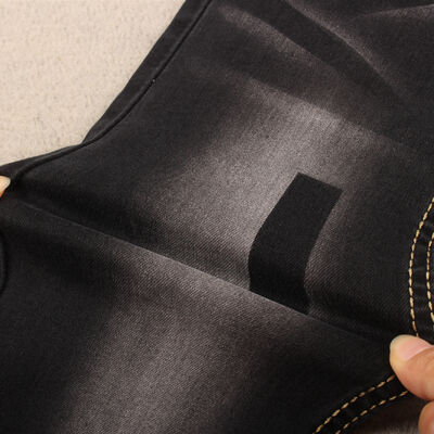 ราคาดี ผ้ายีนส์เดนิมสีดำซัลเฟอร์ยืดสูงสำหรับผู้หญิง จำหน่ายในราคาโรงงาน ขนาด 9.5 ออนซ์ ออนไลน์