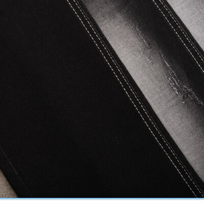 ราคาดี ผ้าเดนิมเทียมถักสีดำ ด้านหลังสีขาว สำหรับกางเกงยีนส์ สองชั้น ออนไลน์