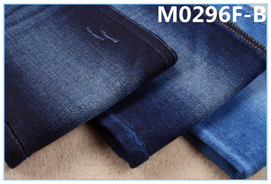 ราคาดี กางเกงยีนส์ 363g 92 Cotton 6 Polyester Dual Core Dualfx Indigo Denim Fabric ออนไลน์