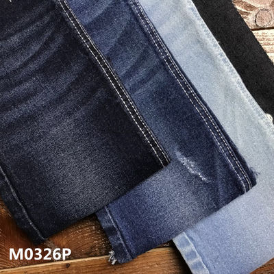 เป็นมิตรกับสิ่งแวดล้อม 3 1 ผ้าทอมือขวา Twill 10 Oz 98 Cotton 2 Lycra Denim Fabric