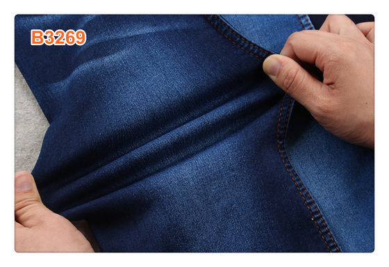 ราคาดี 9oz 73% Cotton 24% Polyester Satin Denim Textile Fabric Cotton Jeans Material ออนไลน์