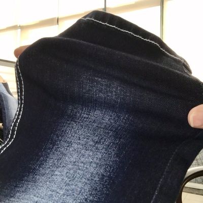 ราคาดี 72% Cotton 28% Polyester 1.5% Spandex ผ้าเดนิมยืดน้ำหนักเบา 9.5 ออนซ์ ออนไลน์