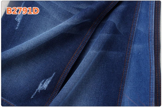 ราคาดี สีน้ำเงินเข้ม Sanforizing 11.5 Oz 100 Cotton Denim Fabric Cotton Jeans Cloth ออนไลน์