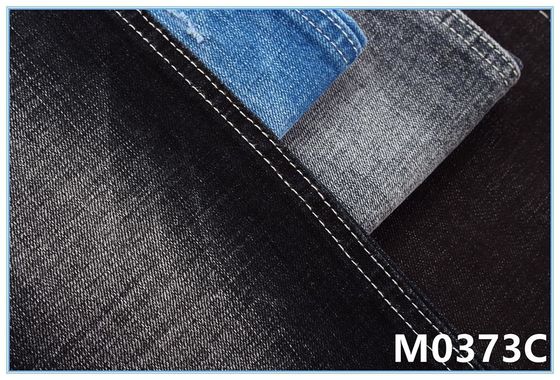 ราคาดี Dark 10.8oz 74% Ctn 25% Poly 1% Spx Stretch Cotton Polyester Denim Fabric ออนไลน์