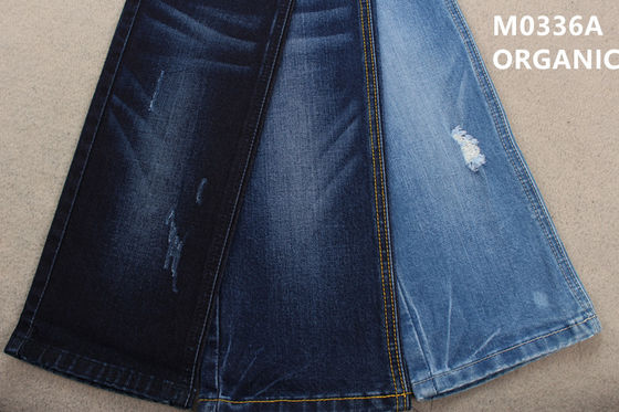 ราคาดี 10.6oz 359gsm ผ้าเดนิมผ้าฝ้ายอินทรีย์ที่เป็นมิตรกับสิ่งแวดล้อม ออนไลน์
