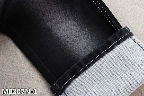 ราคาดี 9.5oz ผ้ายีนส์ถักปลอม Sulphur Black Double Layers Stretch ออนไลน์